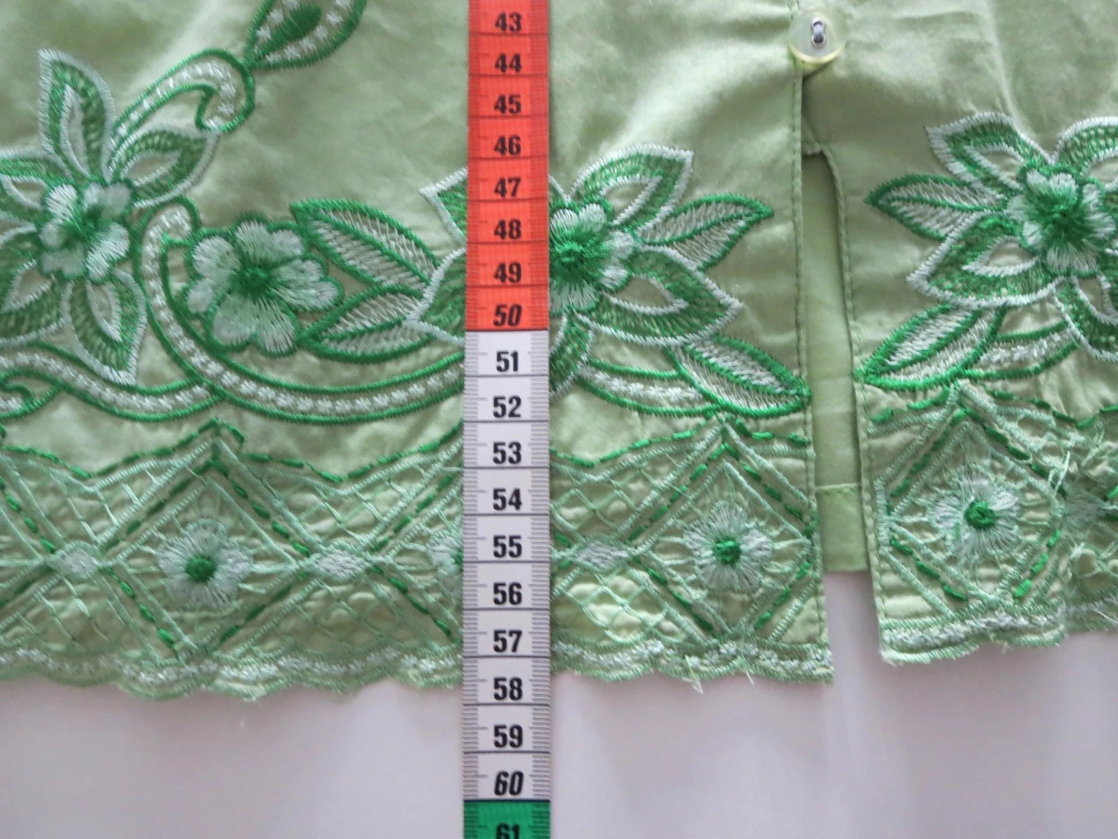 Jolie chemise fleurie vert menthe POKKA – Taille XL 42/44 – photo 4